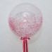 Шар Bubble с пенопластовыми шариками, розовый